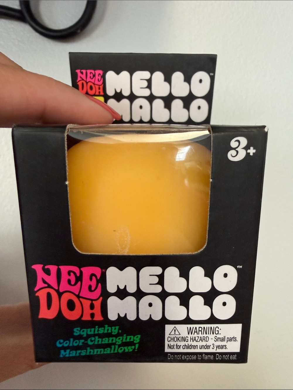 Needoh Mello Mallo Color Changing Marshmello Toy - Yellow